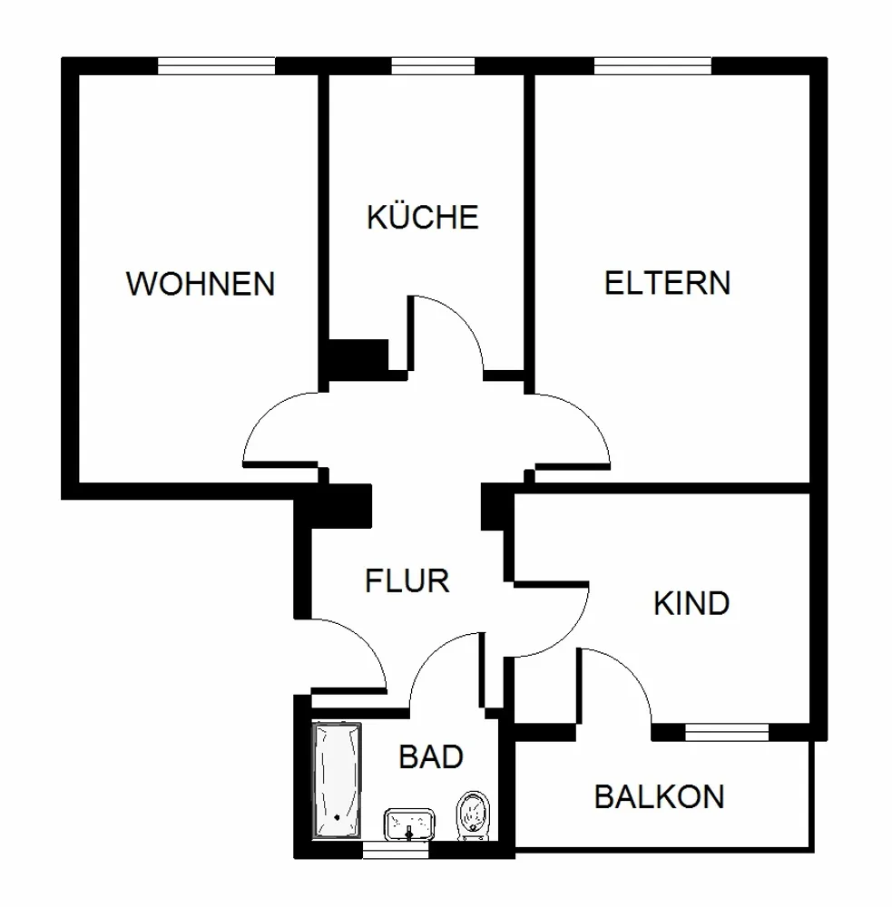 3 Zimmer Wohnung mit 70 m² in Nürnberg – Bild 3