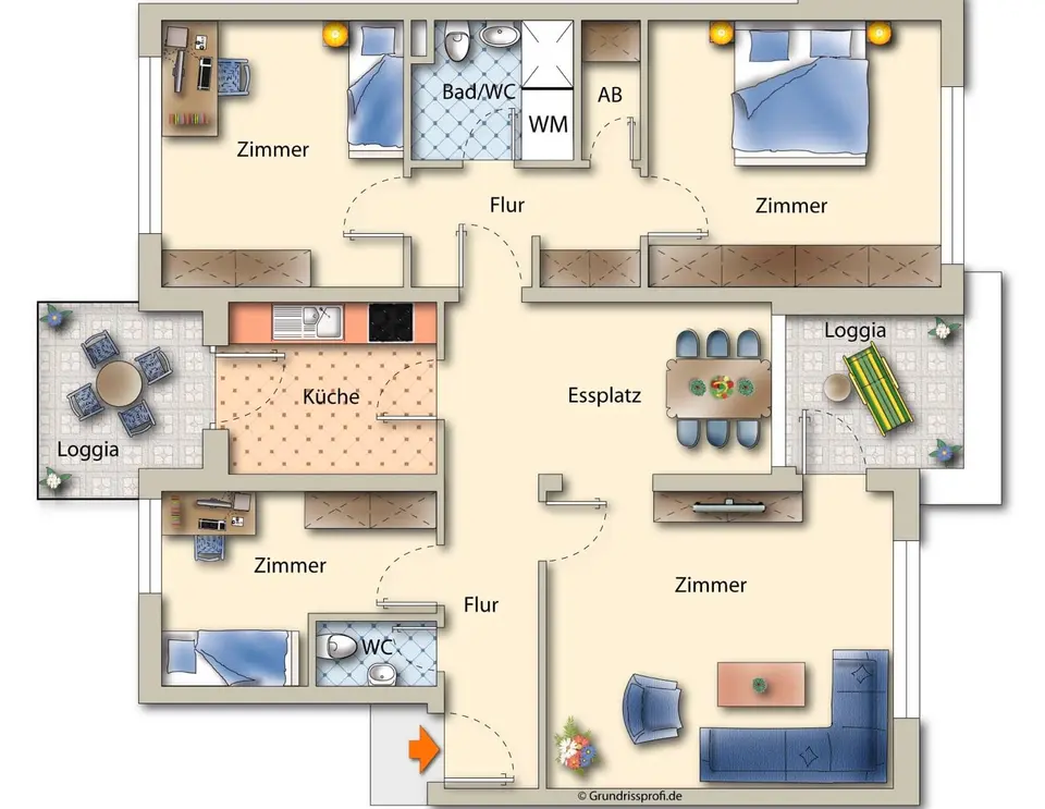 5 Zimmer Wohnung mit 100 m² in Duderstadt – Bild 8