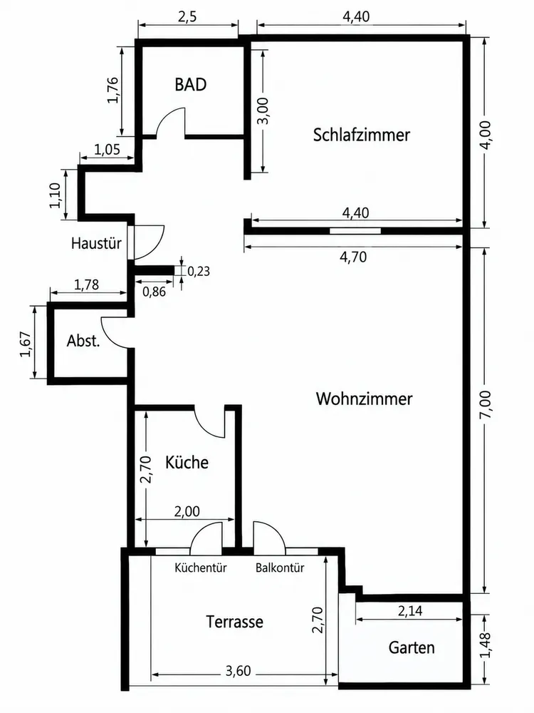2 Zimmer Wohnung mit 74 m² in Bamberg – Bild 2