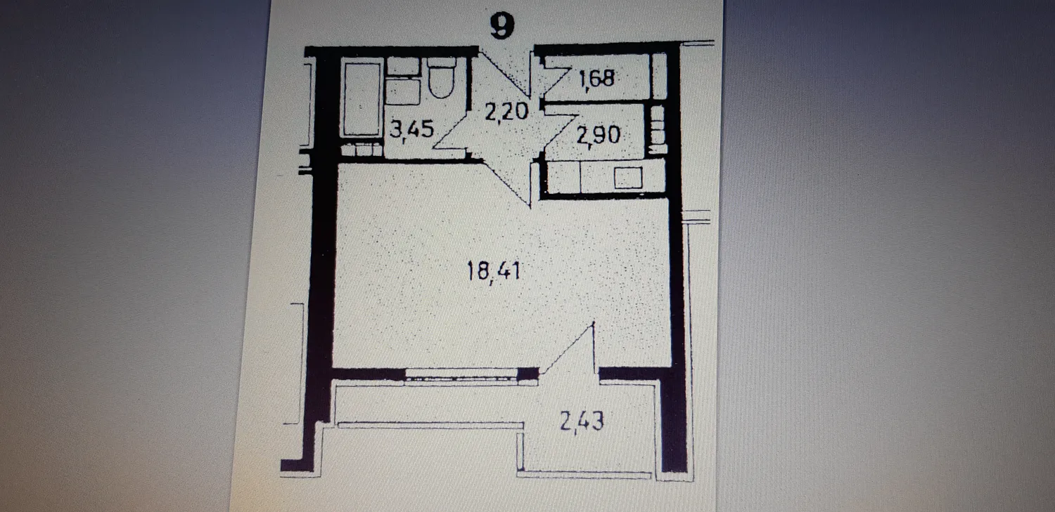 1 Zimmer Wohnung mit 31 m² in Nürnberg – Bild 2