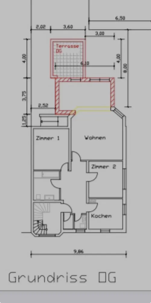 5 Zimmer Wohnung mit 113 m² in Karlsruhe – Bild 2