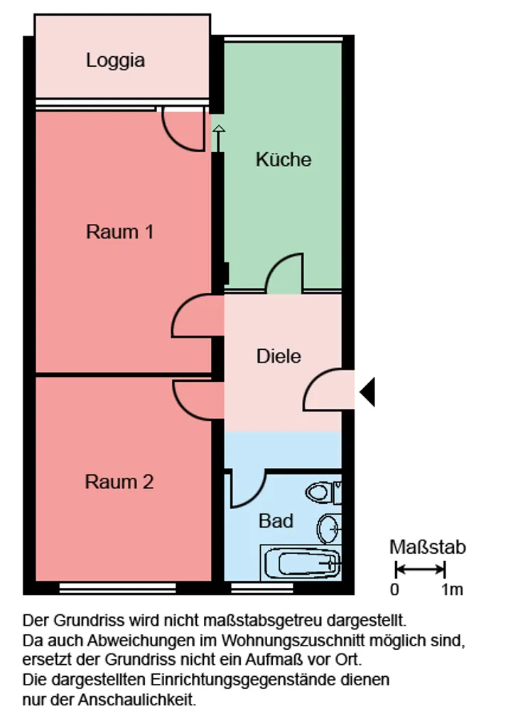 2 Zimmer Wohnung mit 65 m² in Iserlohn – Bild 2