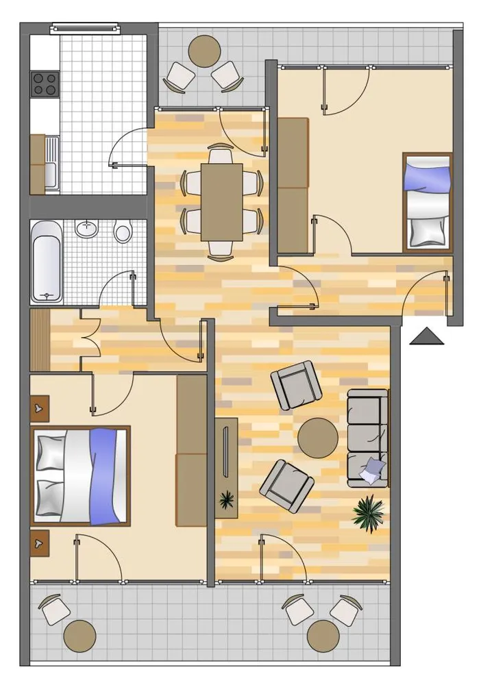 3 Zimmer Wohnung mit 83 m² in Neuss – Bild 2