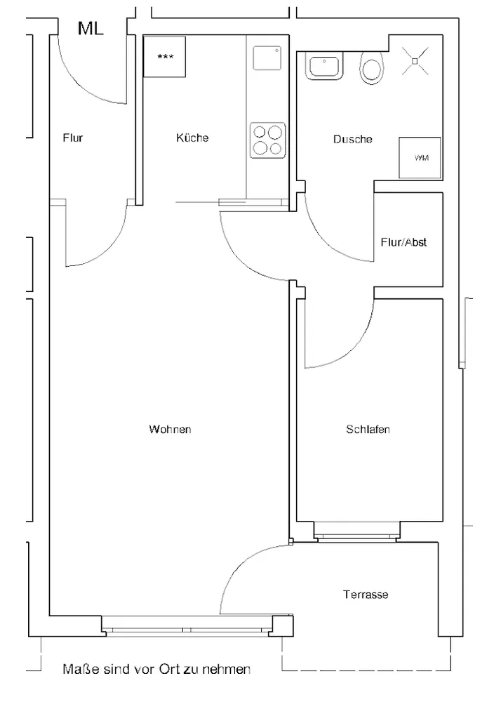 2 room apartment with 44 m² in Brunswick – Photo 8