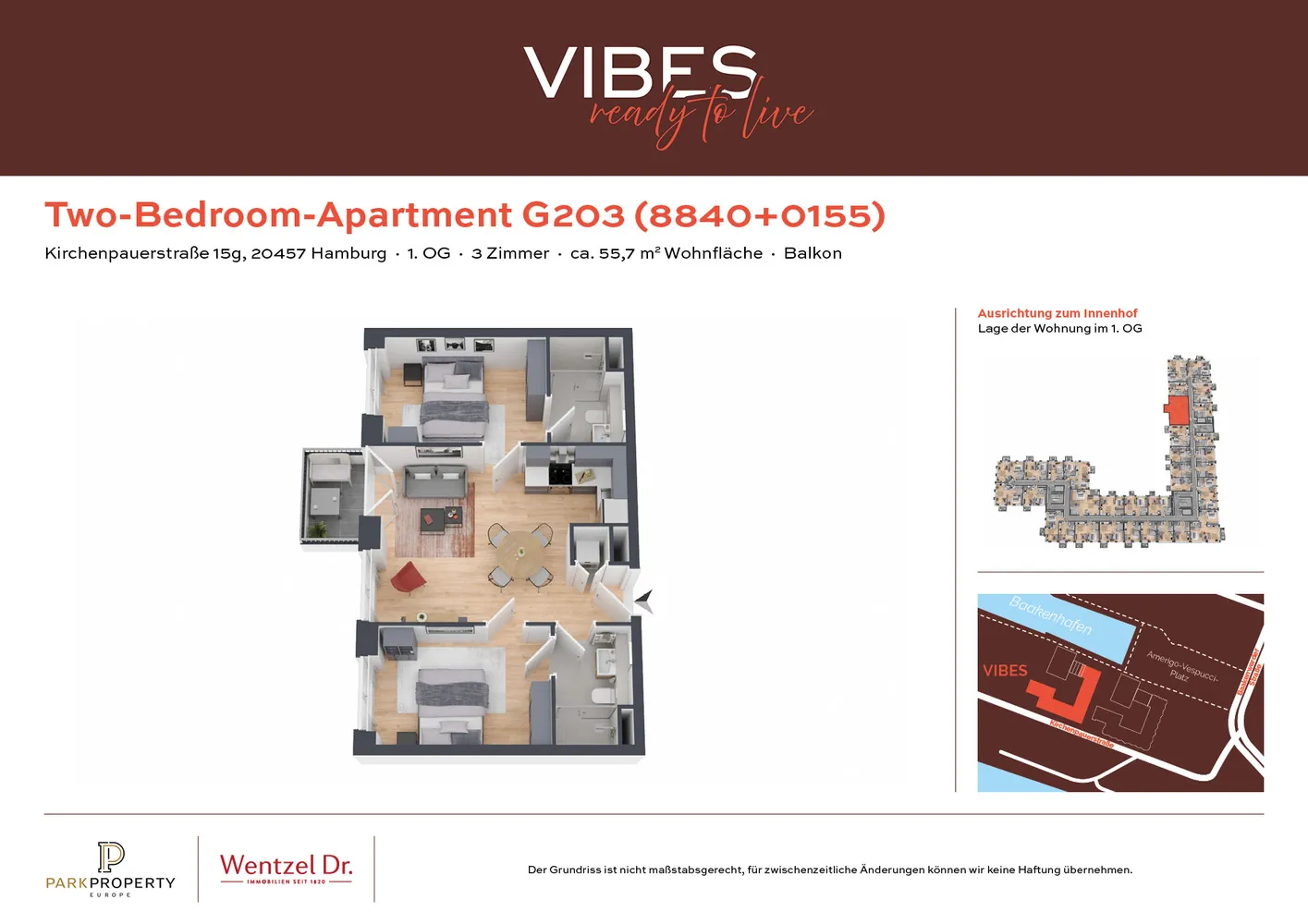 3 Zimmer Wohnung mit 56 m² in Hamburg – Bild 10