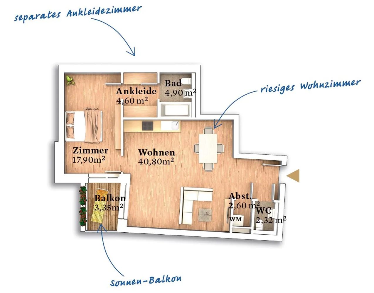2 Zimmer Wohnung mit 74 m² in Bremen – Bild 10