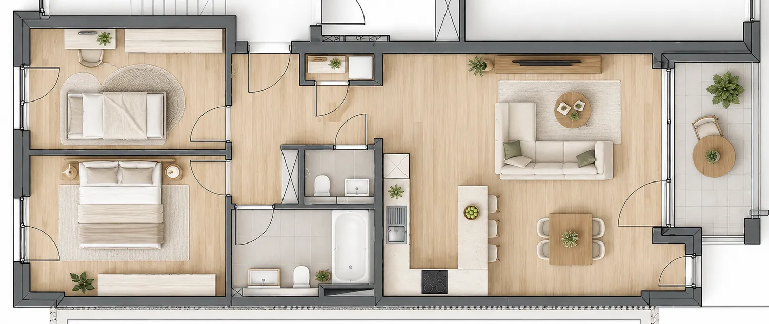 3 Zimmer Wohnung mit 81 m² in Aachen – Bild 6