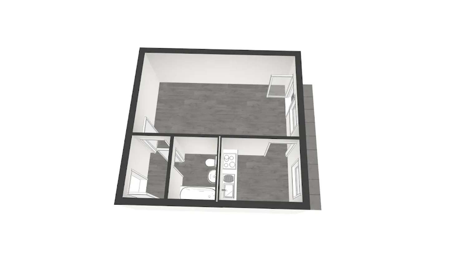 1 Zimmer Wohnung mit 36 m² in Leipzig – Bild 3