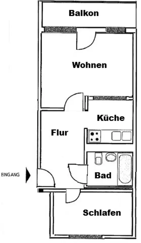Studio mit 30 m² in Frankfurt (Oder) – Bild 7