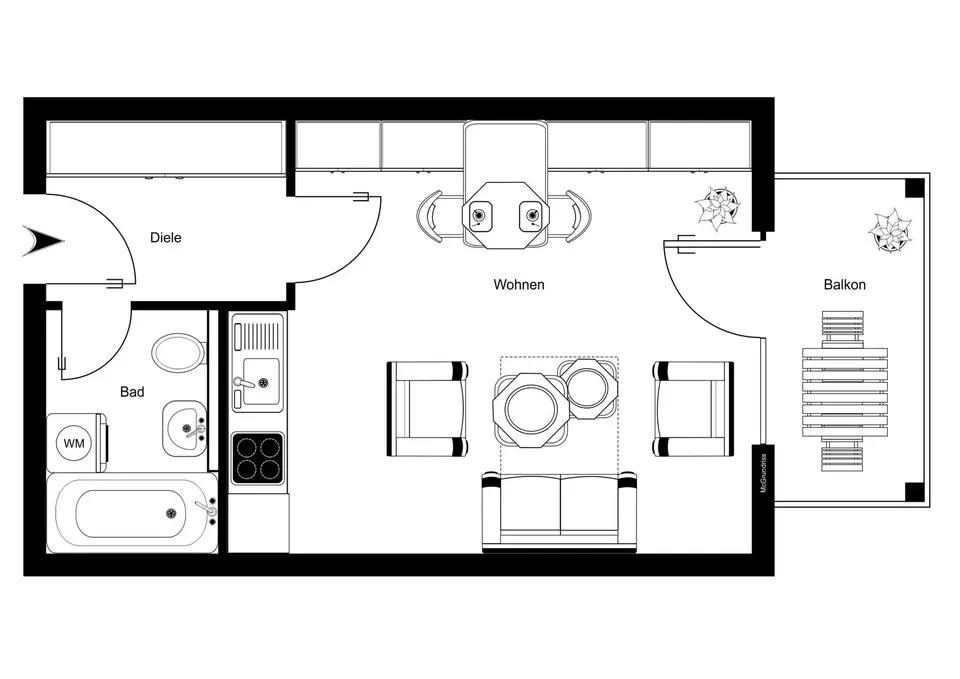 WG-Zimmer mit 34 m² in Coburg – Bild 4