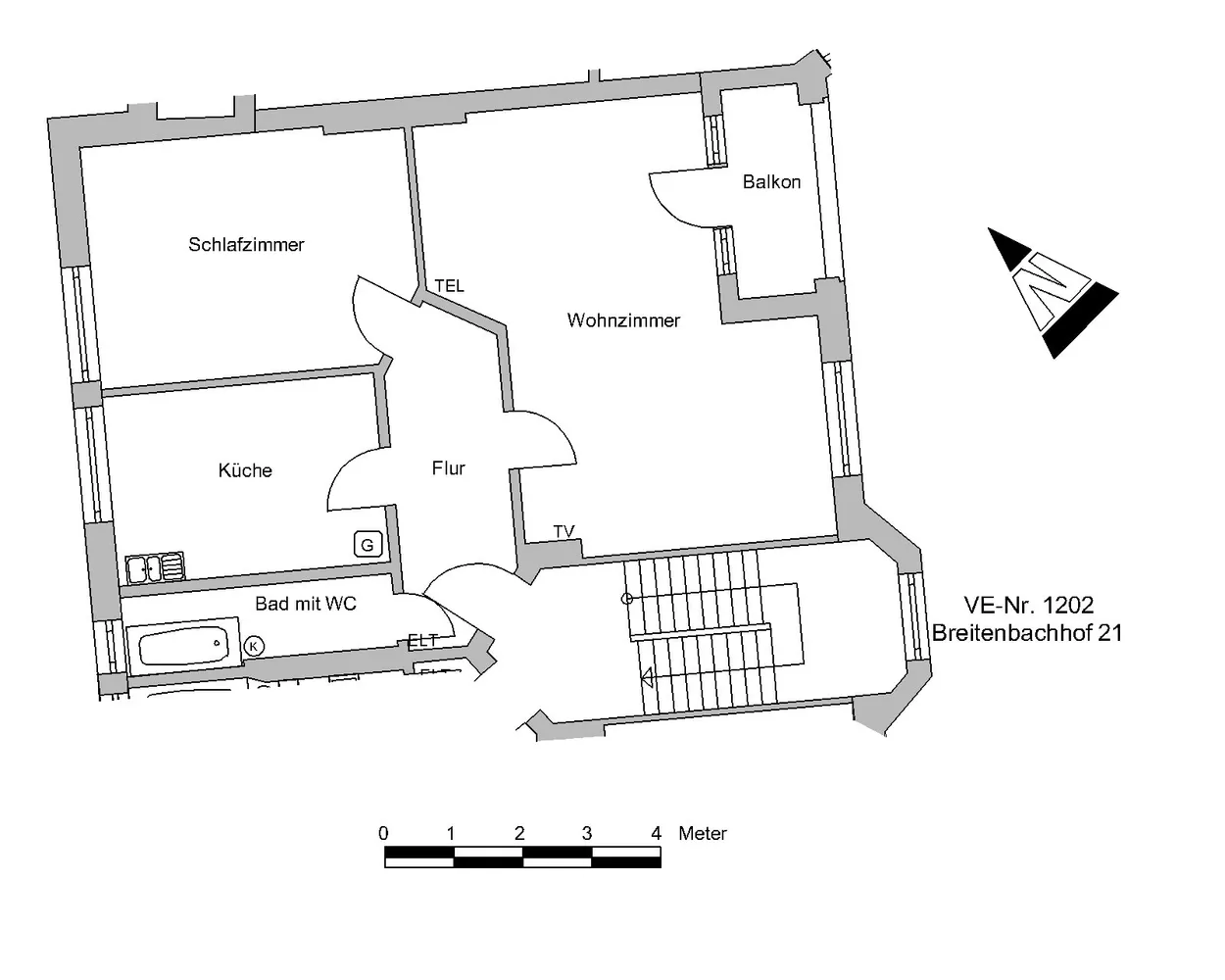 3 Zimmer Wohnung mit 68 m² in Bremen – Bild 2