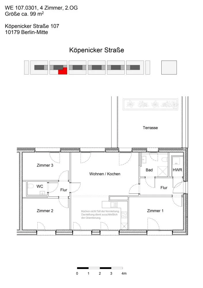 4 room apartment with 99 m² in Berlin – Photo 7