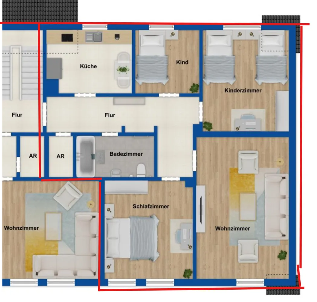 4 Zimmer Wohnung mit 97 m² in Gelsenkirchen – Bild 2