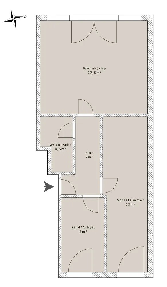 3 room apartment with 70 m² in Cologne – Photo 9
