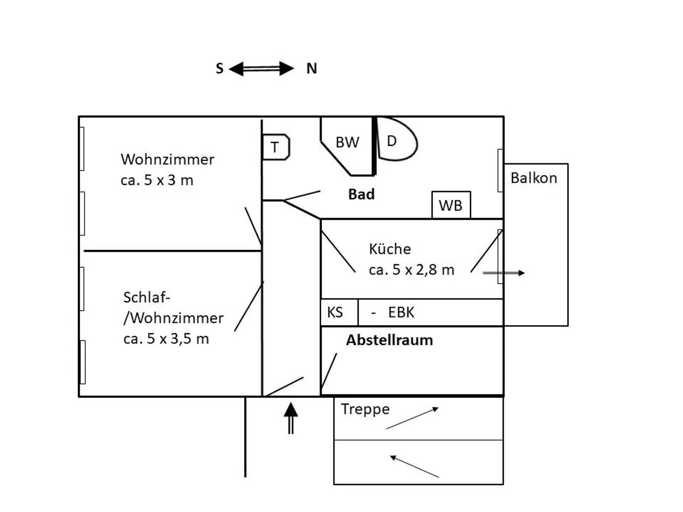 2 Zimmer Wohnung mit 63 m² in Magdeburg – Bild 3