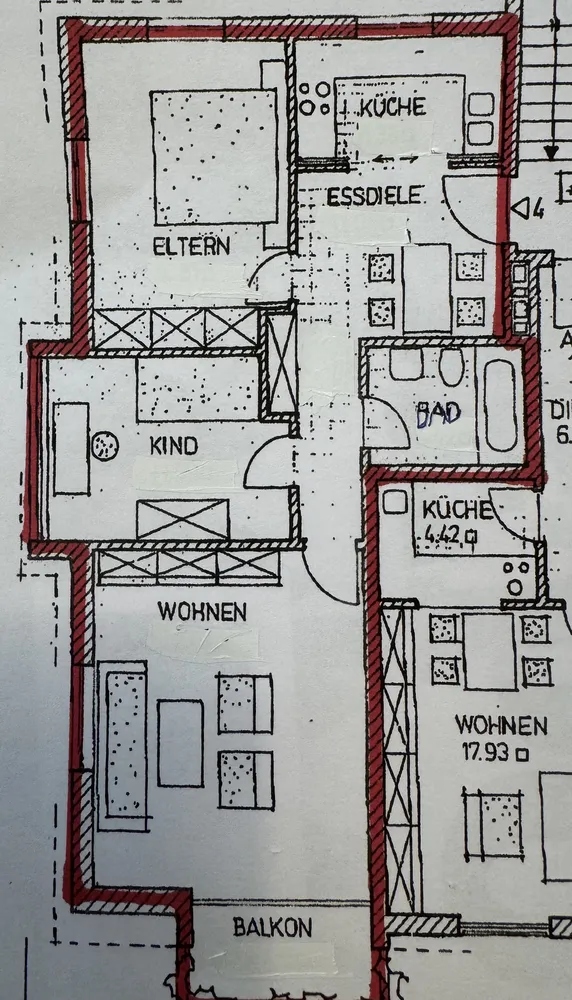 3 Zimmer Wohnung mit 80 m² in München – Bild 1