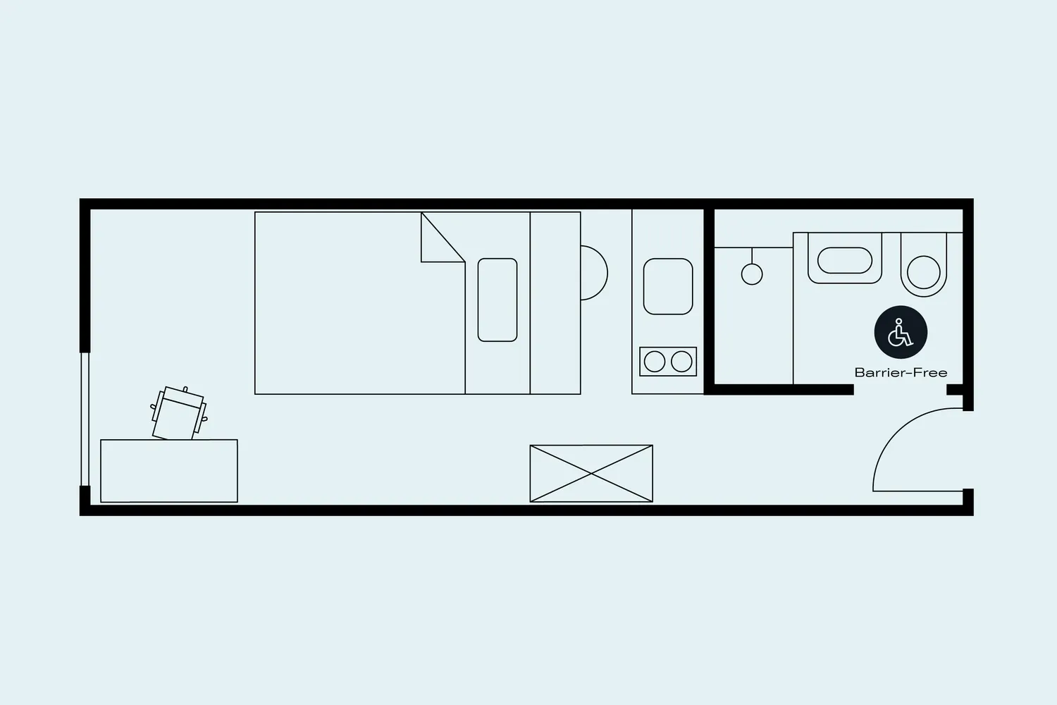 1 Zimmer Wohnung mit 20 m² in Hannover – Bild 10
