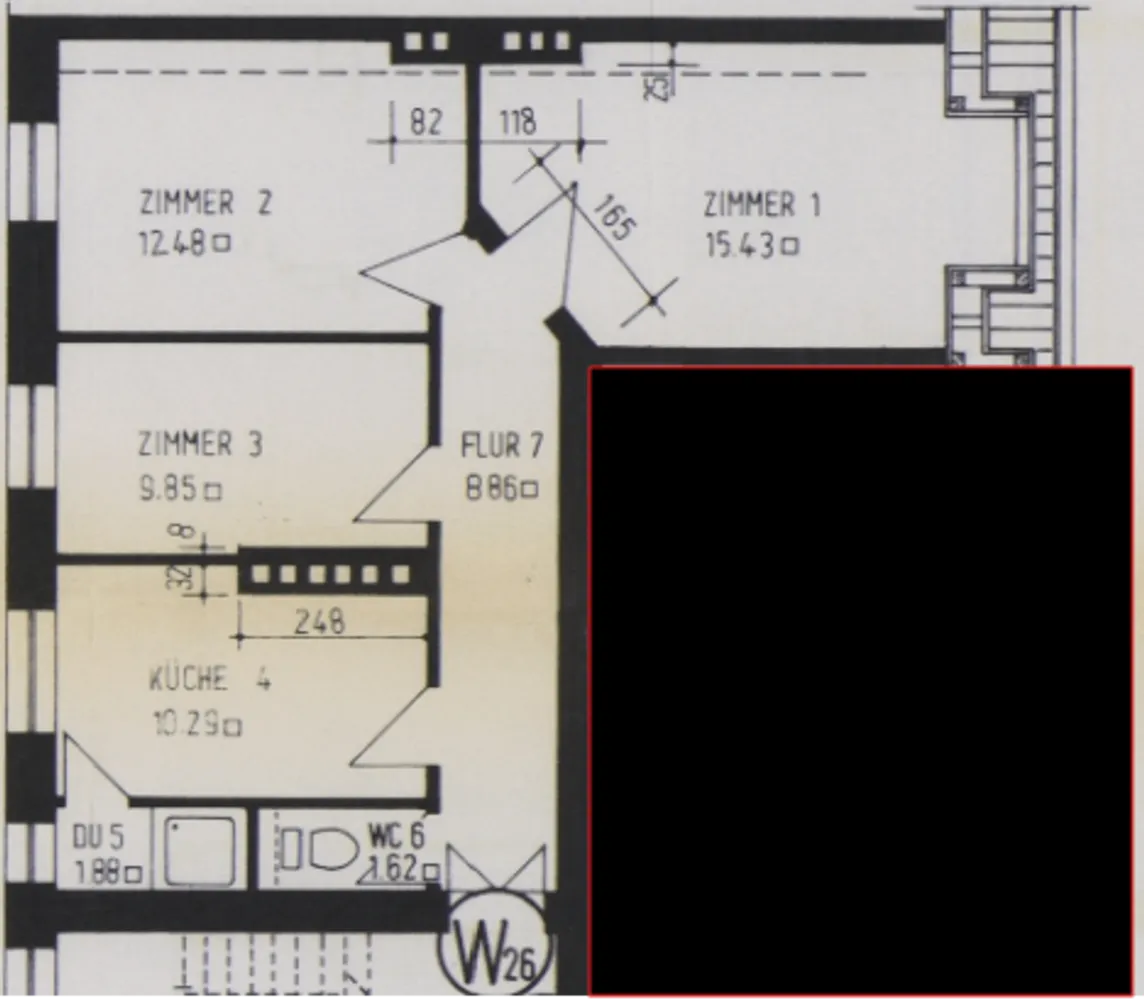 3 room apartment with 60 m² in Kassel – Photo 3