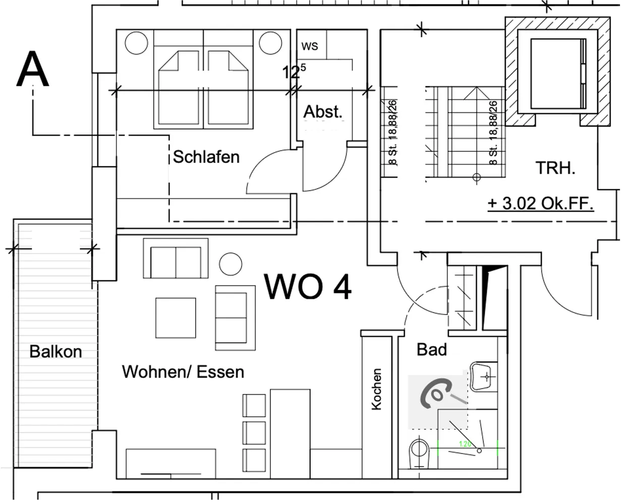 2 Zimmer Wohnung mit 59 m² in Osnabrück – Bild 2