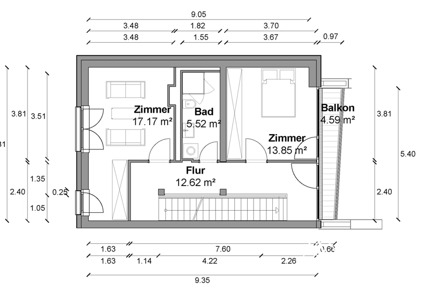 5 Zimmer Wohnung mit 250 m² in Berlin – Bild 12