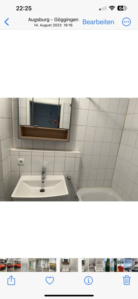 1 room apartment with 21 m² in Augsburg – Photo 4