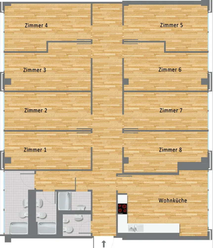 WG-Zimmer mit 14 m² in München – Bild 6