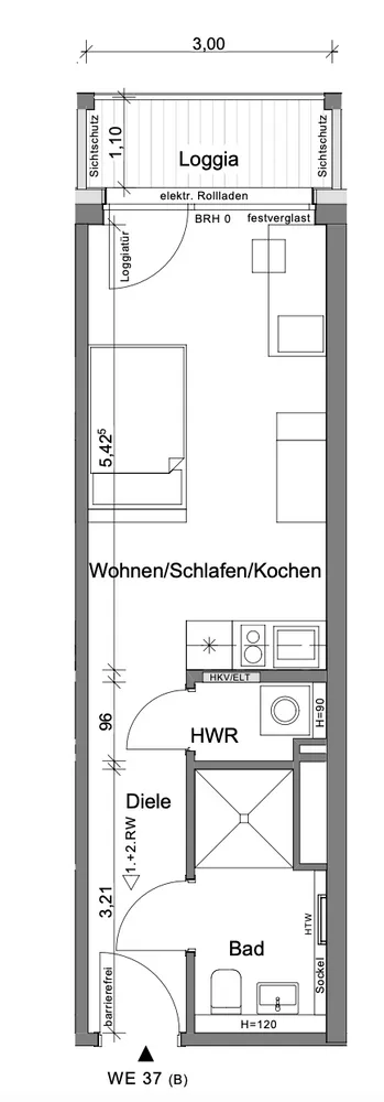 1 Zimmer Wohnung mit 30 m² in Berlin – Bild 9