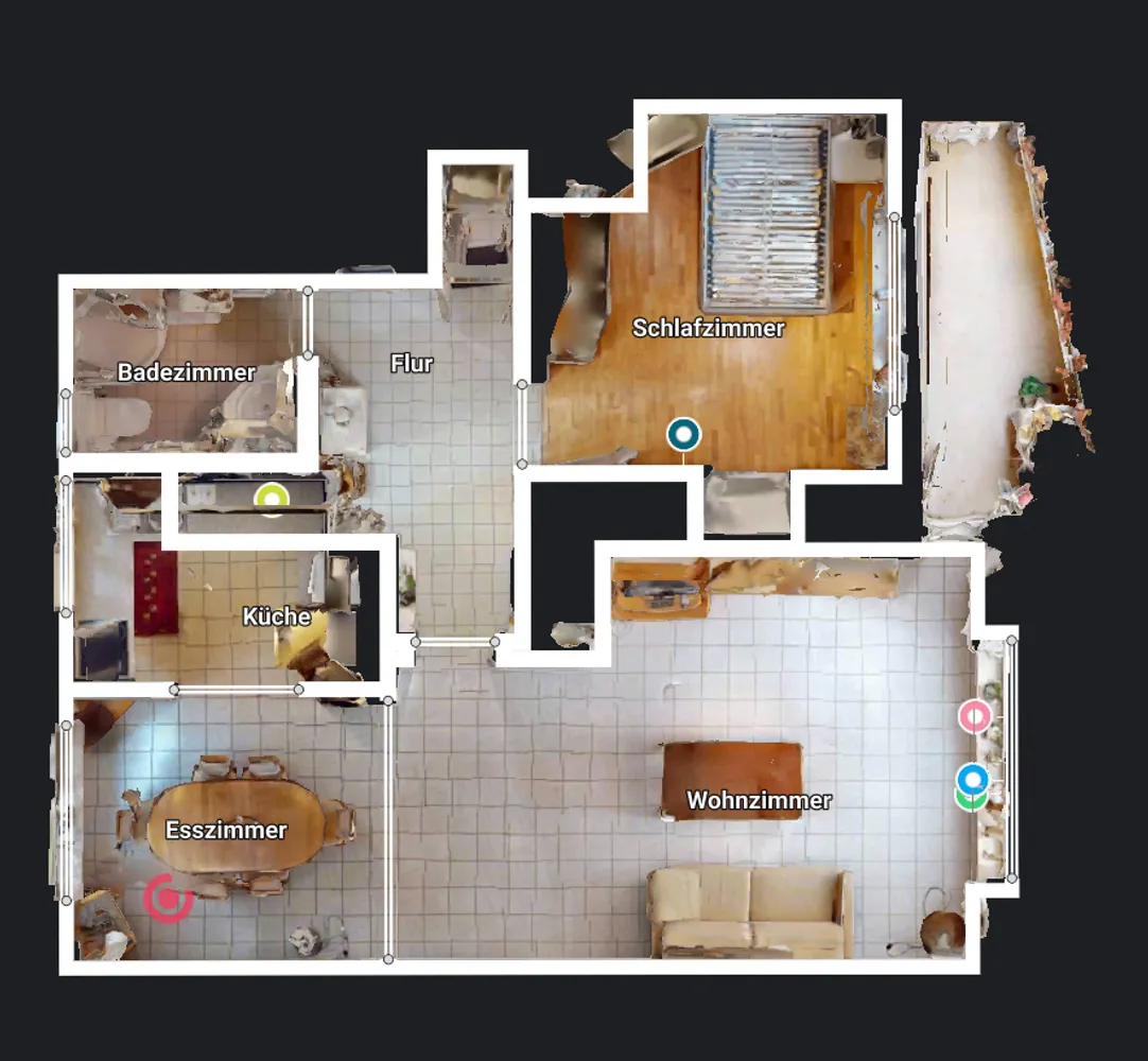 3 Zimmer Wohnung mit 62 m² in Leverkusen – Bild 1