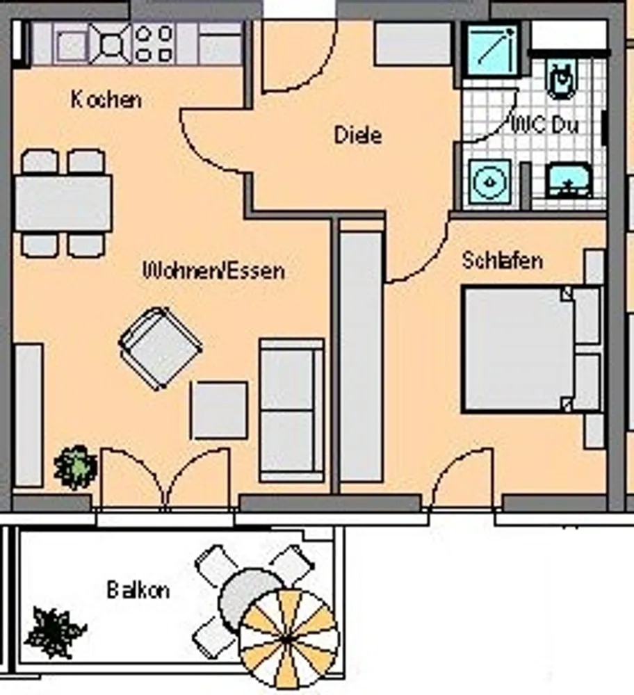 2 Zimmer Wohnung mit 57 m² in Frankfurt am Main – Bild 9