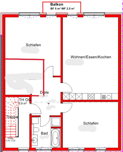 4 Zimmer Wohnung mit 110 m² in Gießen – Bild 5