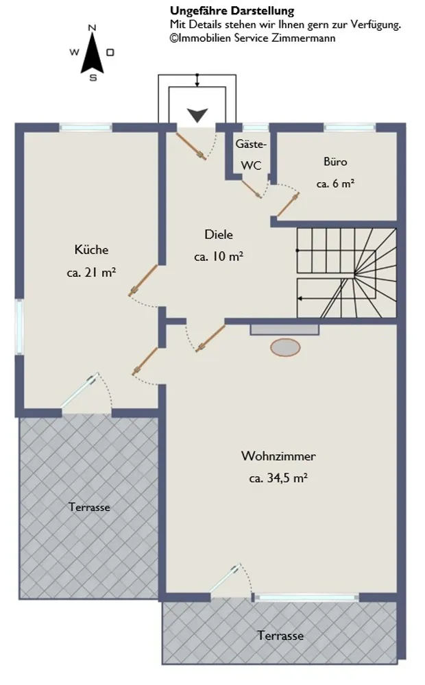 6 Zimmer Haus mit 146 m² in Hamburg – Bild 3