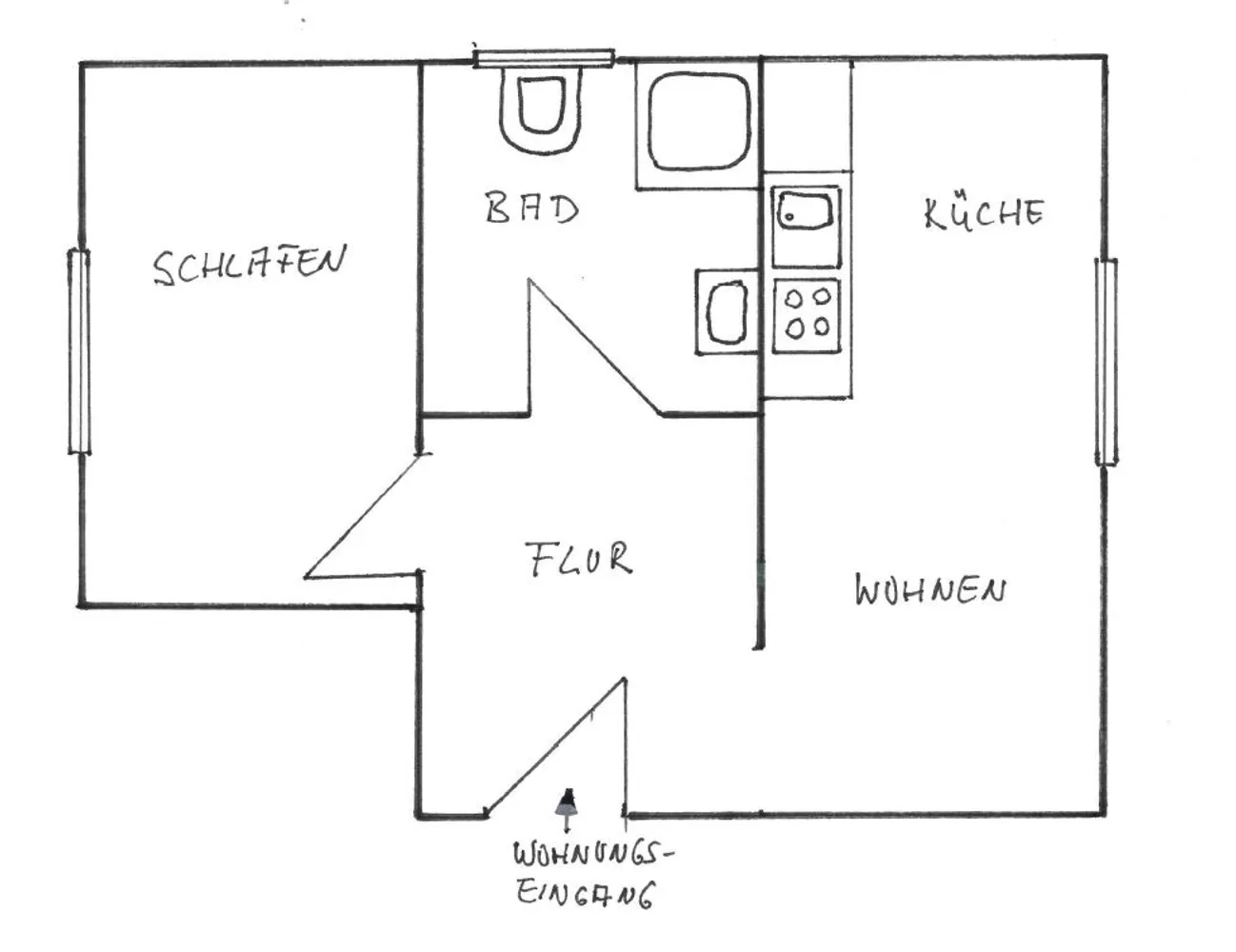 2 Zimmer Wohnung mit 40 m² in Bochum – Bild 6