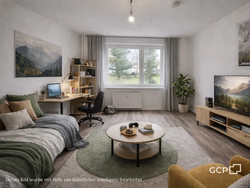 2 Zimmer Wohnung mit 24 m² in Brandenburg an der Havel – Bild 1