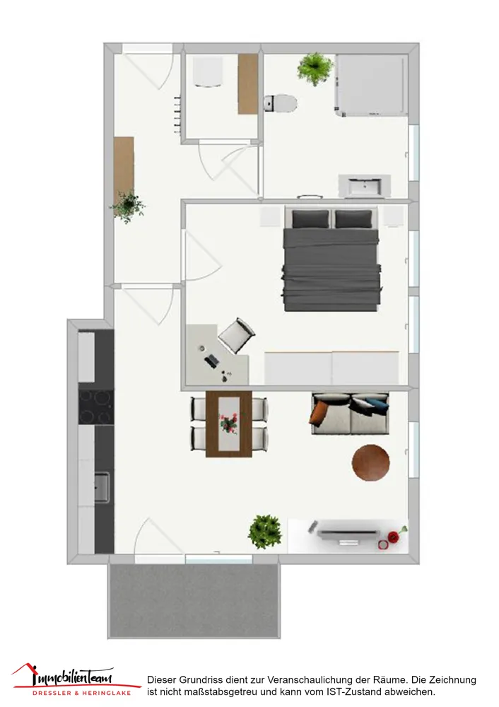 2 room apartment with 61 m² in Pinneberg – Photo 8