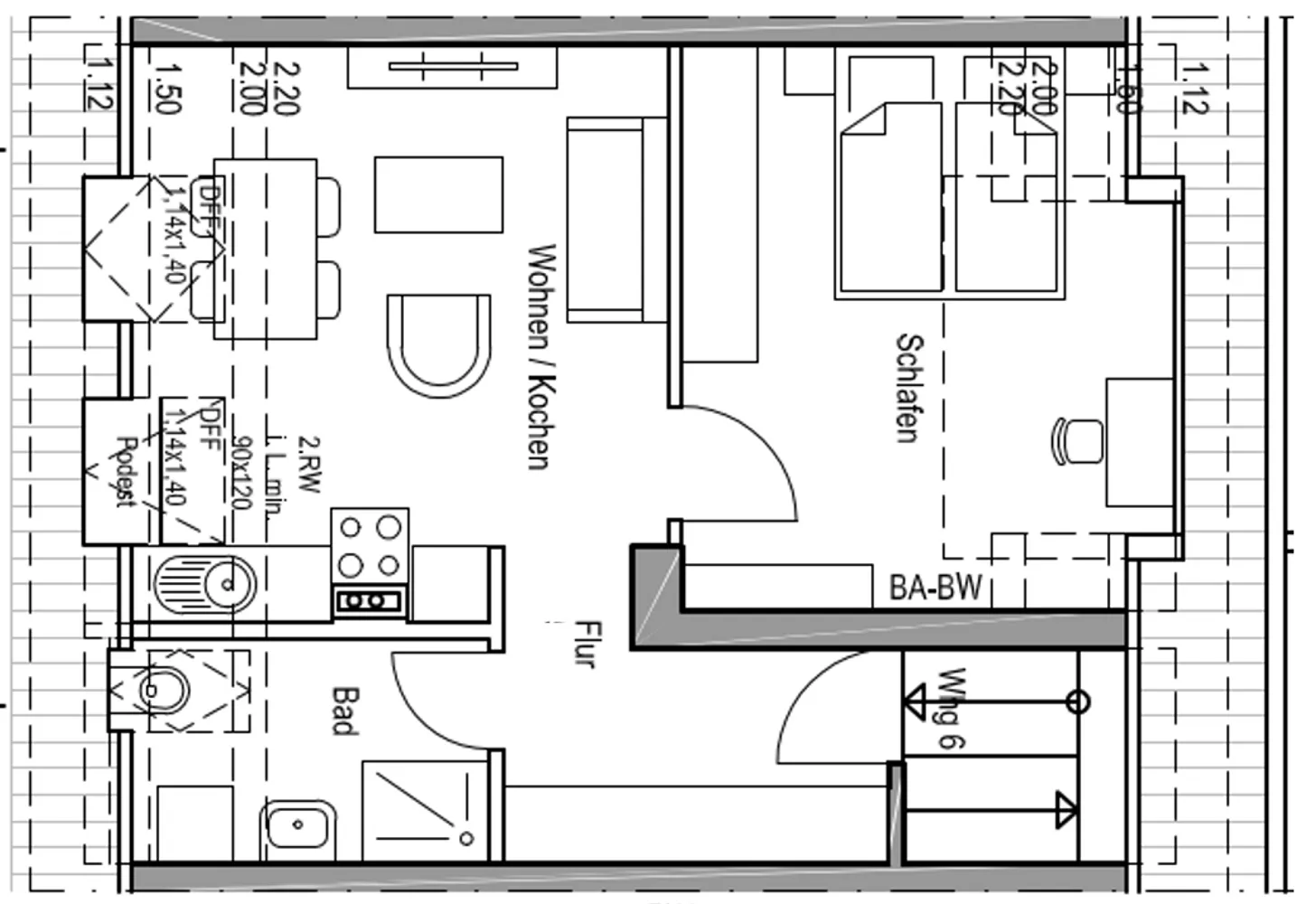 2 Zimmer Wohnung mit 42 m² in Krefeld – Bild 11