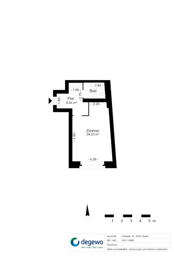 1 room apartment with 36 m² in Berlin – Photo 5