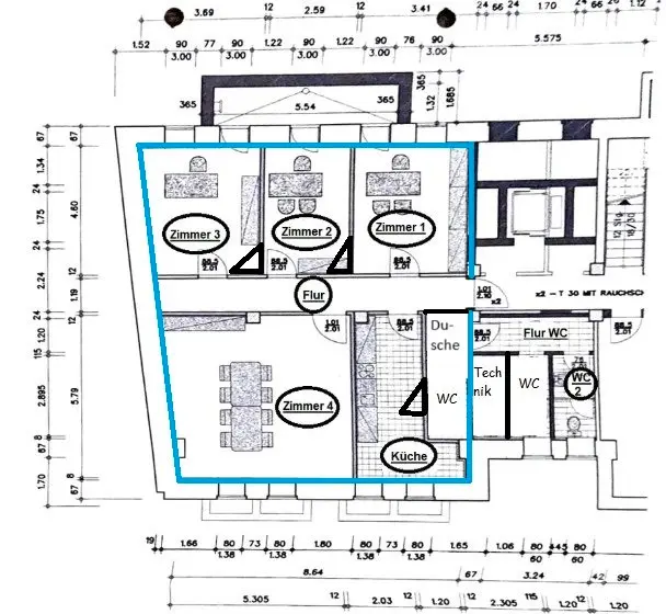 4 Zimmer Wohnung mit 112 m² in Wismar – Bild 4
