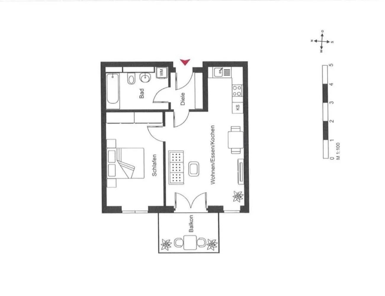 2 Zimmer Wohnung mit 53 m² in München – Bild 9