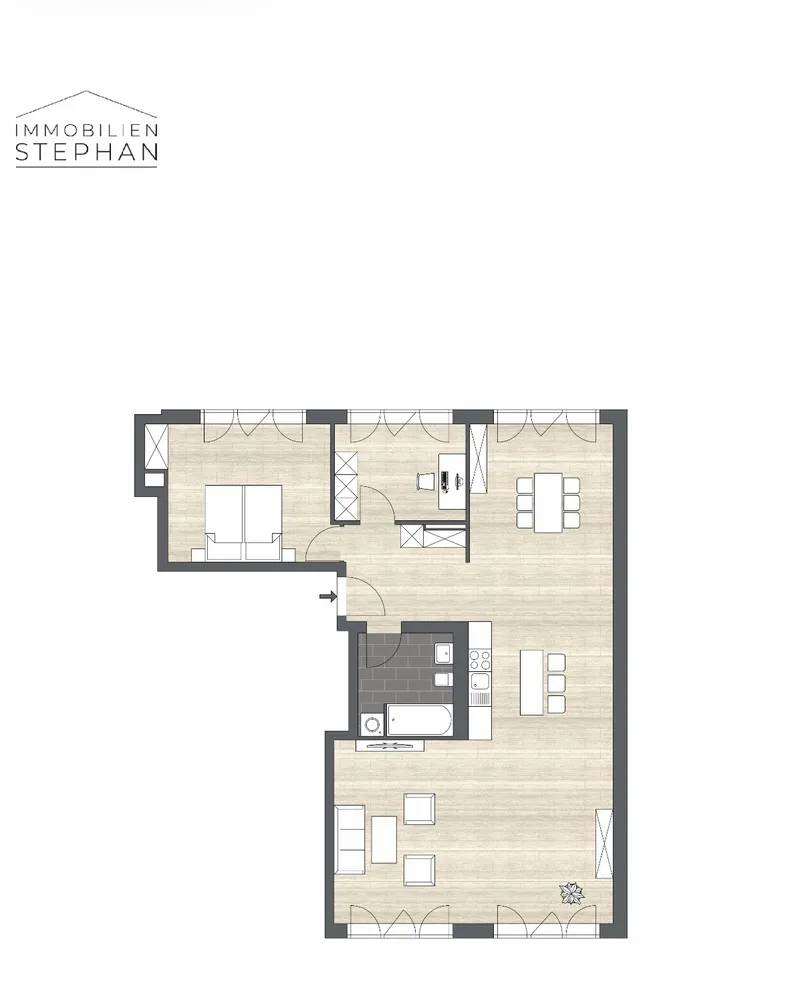 3 Zimmer Wohnung mit 108 m² in München – Bild 4
