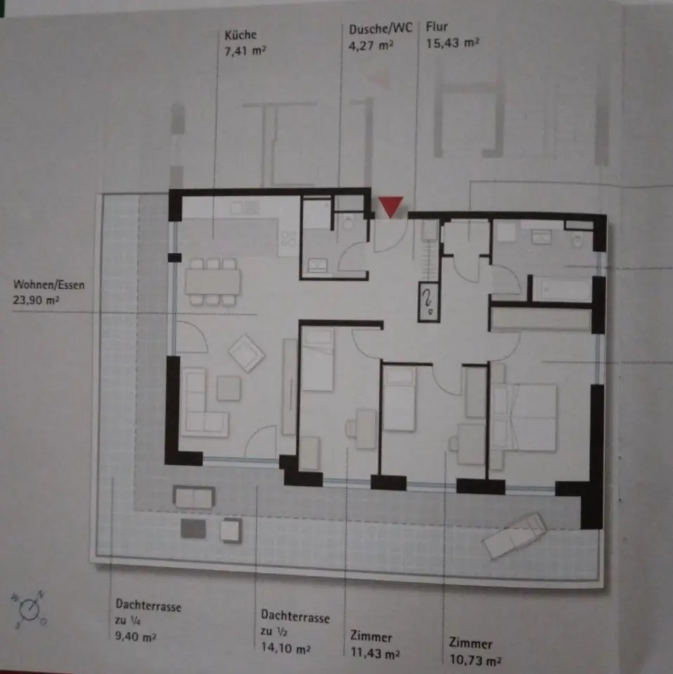 4 Zimmer Wohnung mit 121 m² in Mosbach – Bild 8