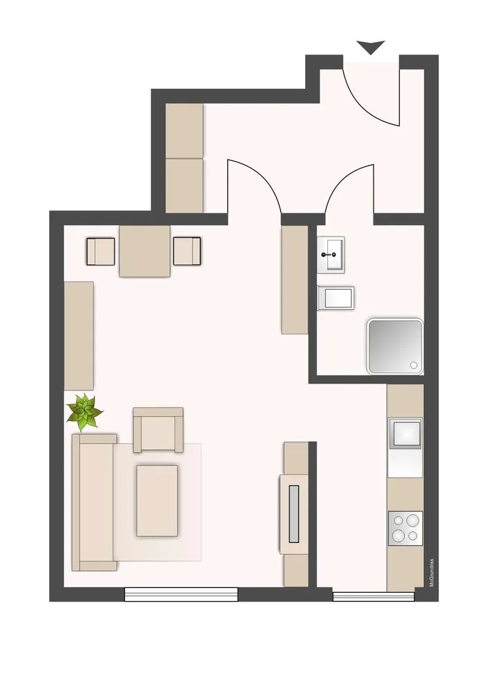 1 Zimmer Wohnung mit 34 m² in Leipzig – Bild 8