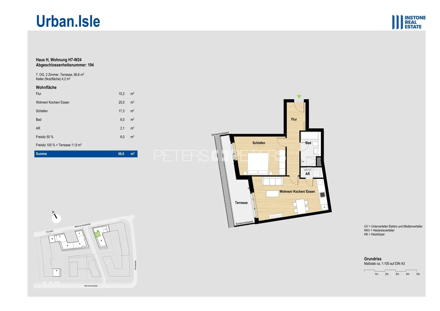 2 room apartment with 67 m² in Hamburg – Photo 7