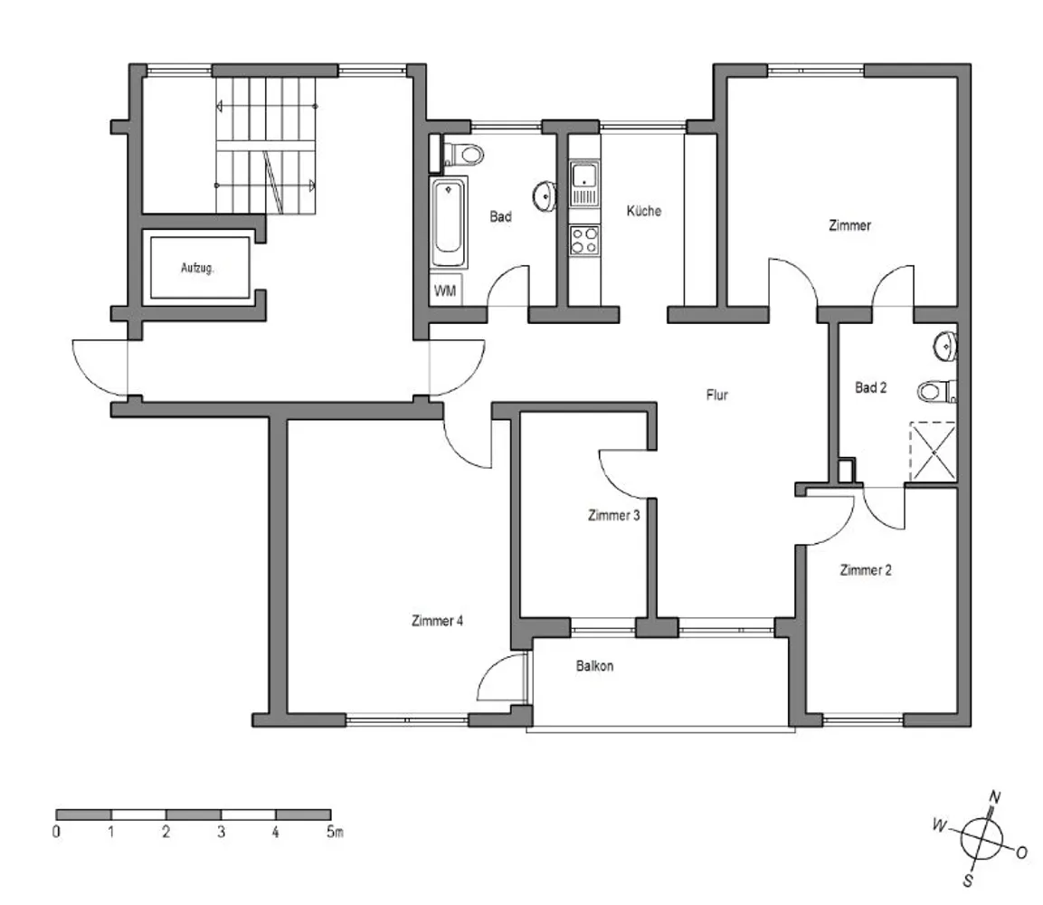 4 room apartment with 108 m² in Bielefeld – Photo 2