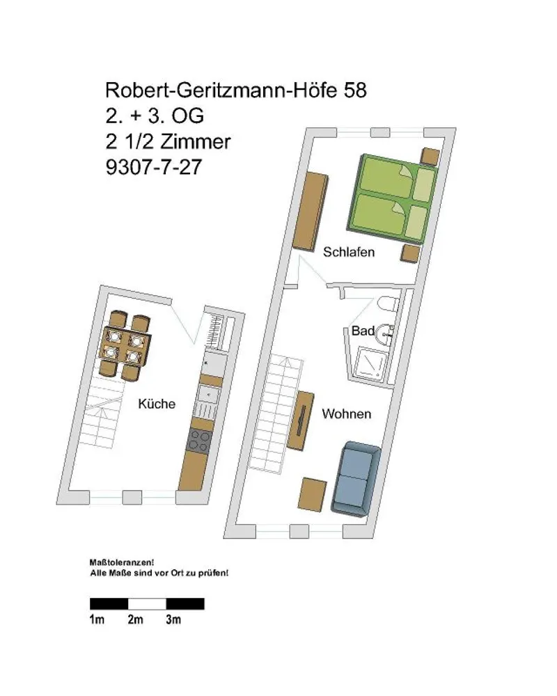 3 Zimmer Wohnung mit 45 m² in Gelsenkirchen – Bild 3