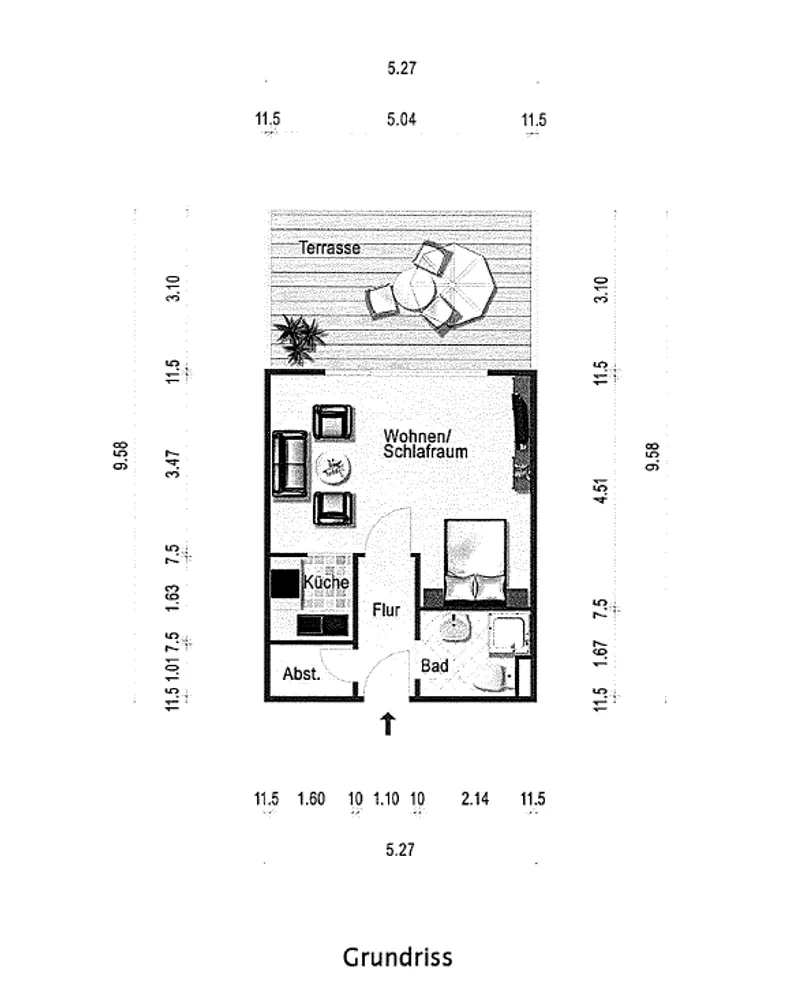 1 Zimmer Wohnung mit 35 m² in Heidelberg – Bild 7