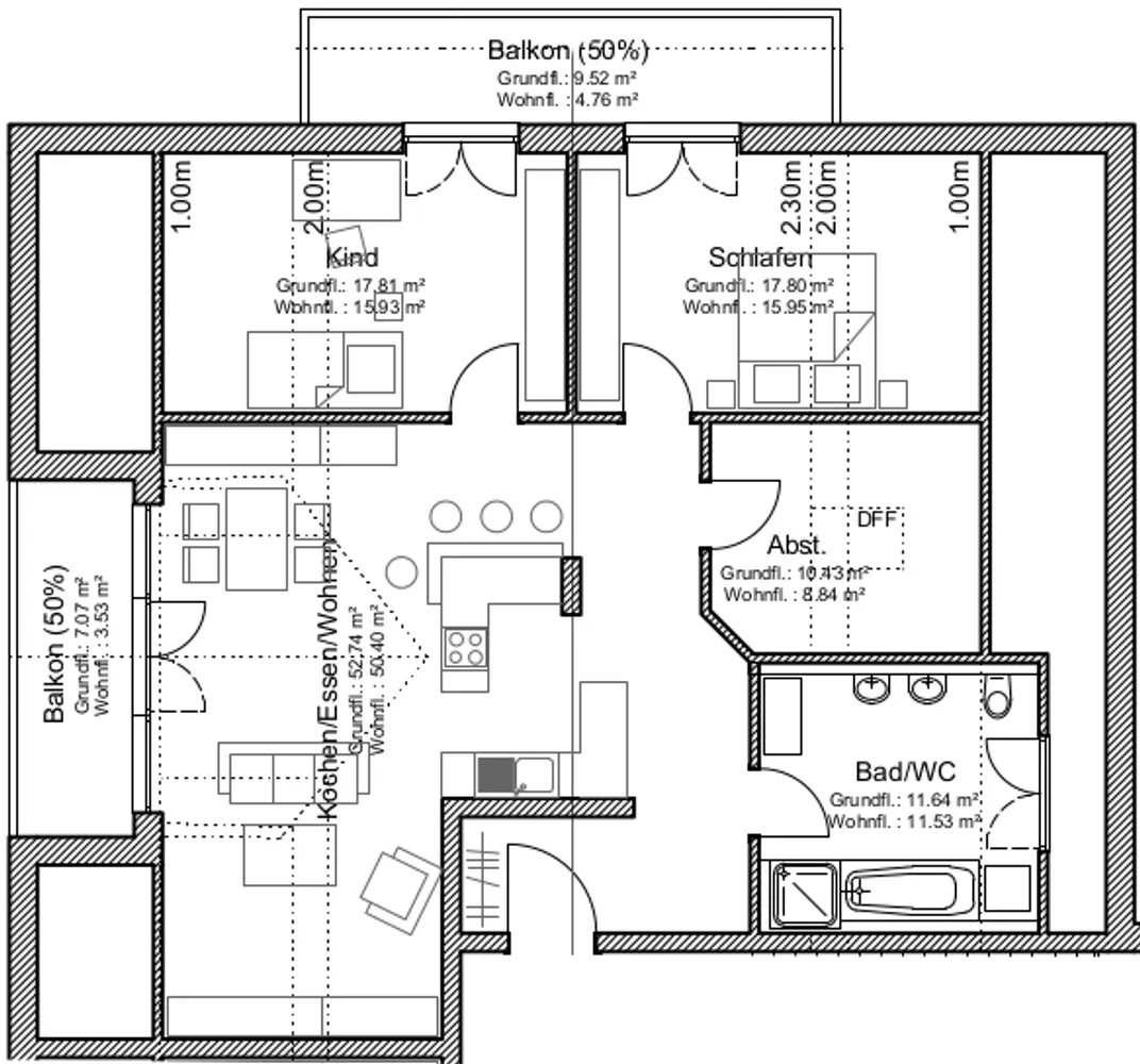 4 Zimmer Wohnung mit 111 m² in Erding – Bild 11