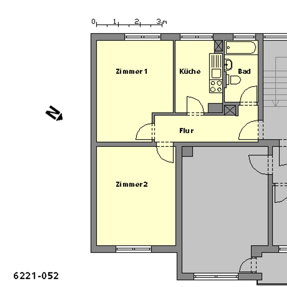 2 Zimmer Wohnung mit 48 m² in Mannheim – Bild 3