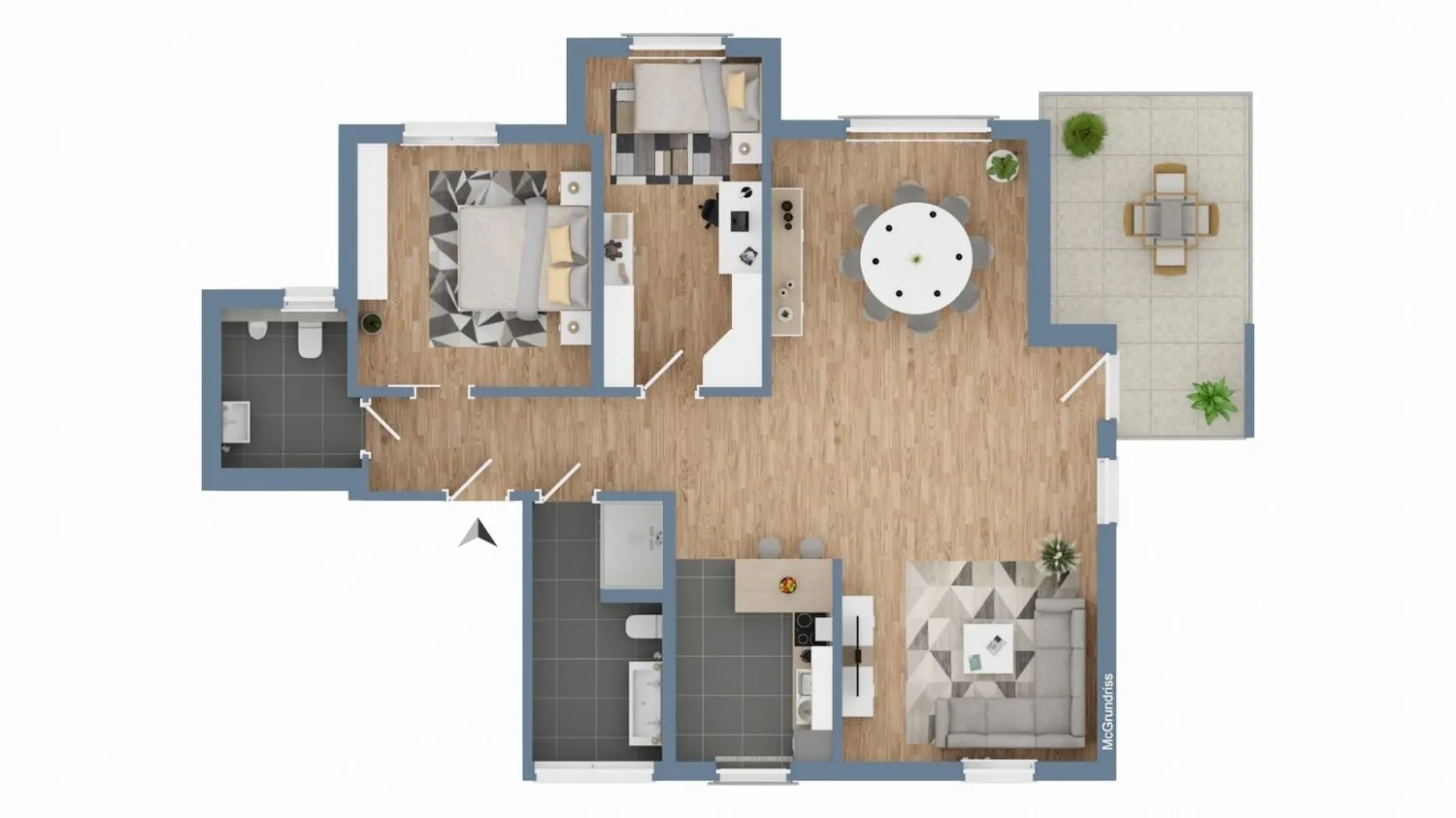 3 room apartment with 105 m² in Backnang – Photo 6