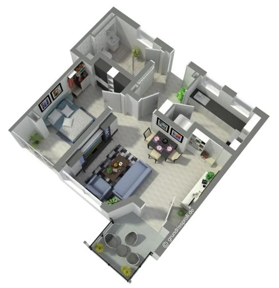 2 Zimmer Wohnung mit 53 m² in Braunschweig – Bild 3