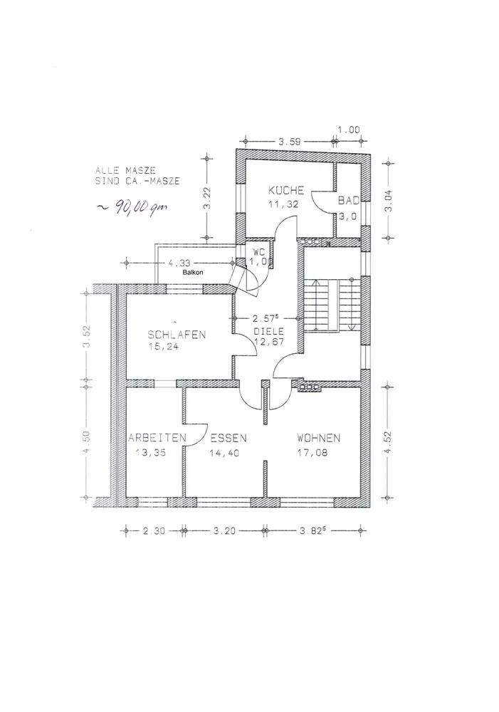 4 Zimmer Wohnung mit 90 m² in Bielefeld – Bild 3